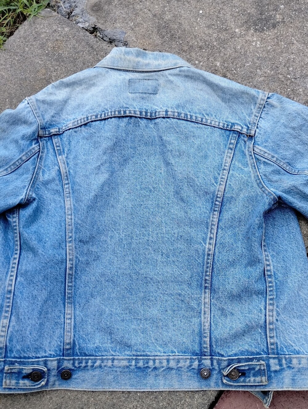 LEVIS Type 3 70505 0213 Denim Trucker Jacket Factory Code 1 Rare 70s VINTAGE - Picture 8 of 8